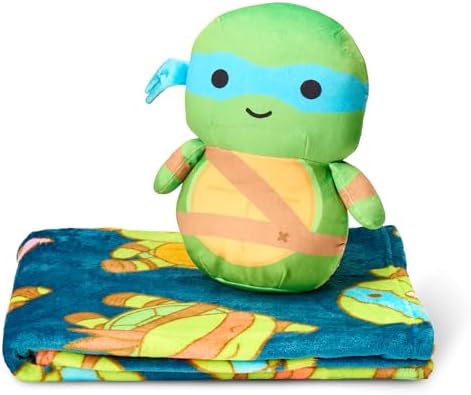 NORTHWEST Teenage Mutant Ninja Turtles Throw and Hugger Set 50 x 60 Inches