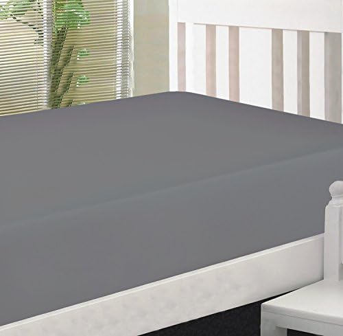 Microfiber 2 Twin XL Fitted Sheets - 1800 Ultra Soft 15 Deep Pocket Grey