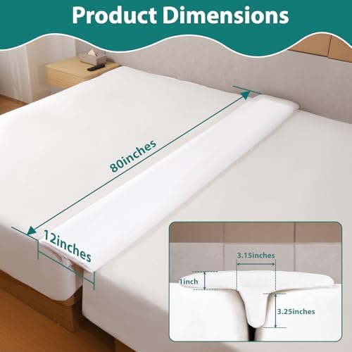 12 Extra Wide Split King Gap Filler for Adjustable Bed