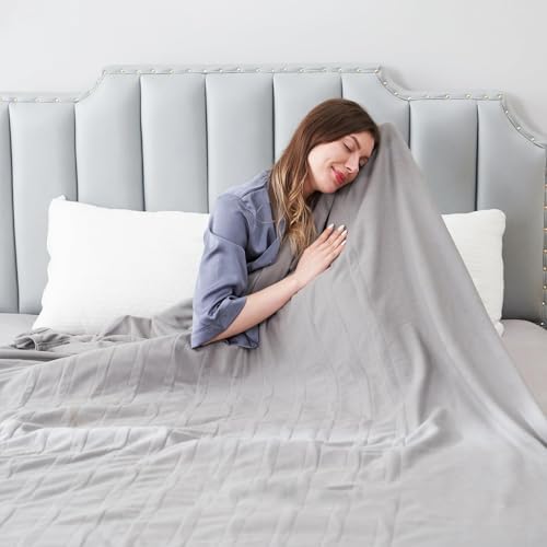 Eydna Electric Heated Blanket 72x84 LightGray