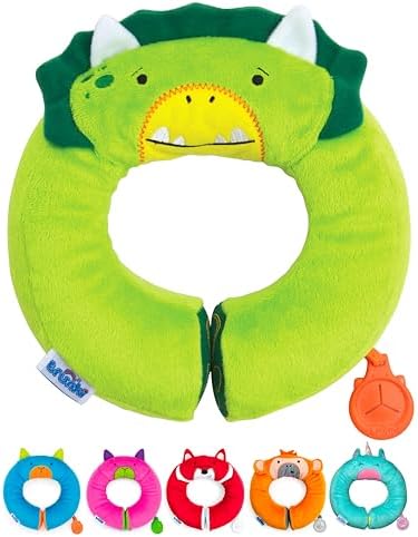 Trunki Kids Travel Neck Pillow with Dinosaur Design