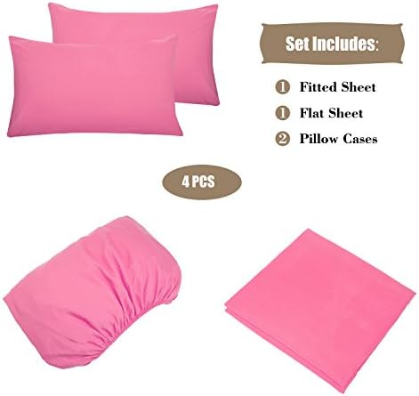 Best Season 4 Piece Full Bed Sheet Set with Deep Pockets