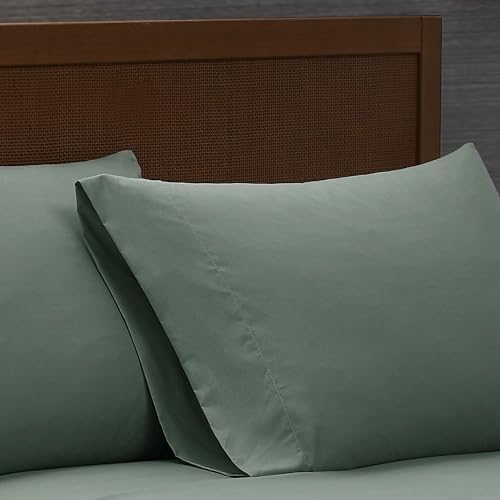 London Fog Green Microfiber Sheet Set 3-Piece Twin XL 1