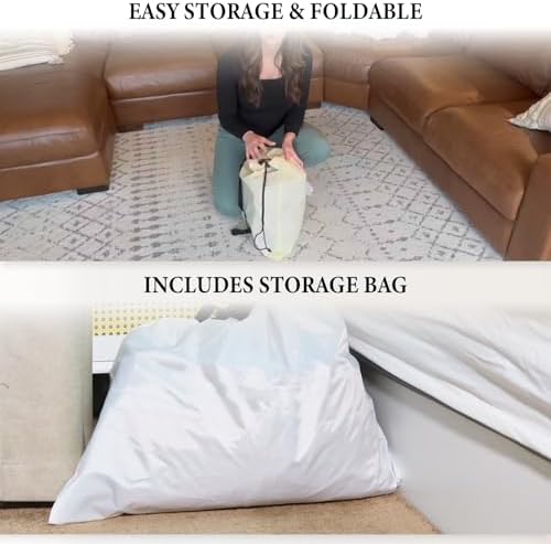 HikerSKY Queen Air Mattress with Built-in Pump