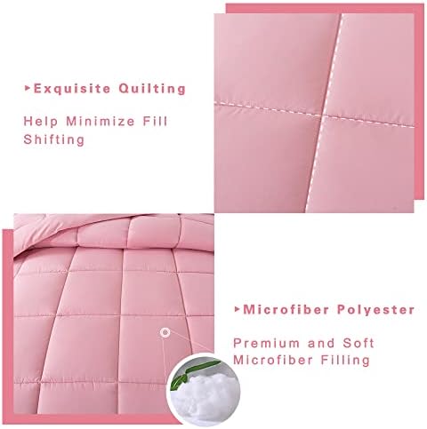 DOWNCOOL Queen Comforter Set with 2 Pillow Cases