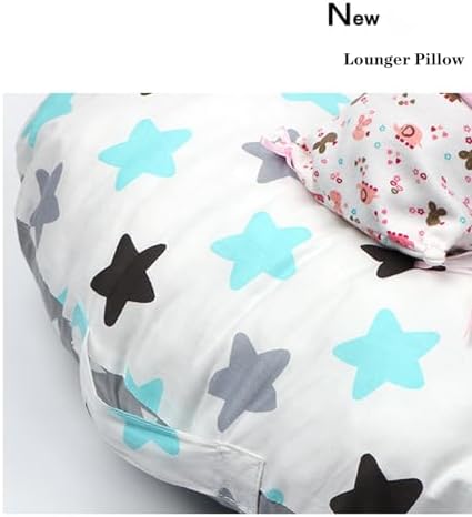 Round Lounge Pillow with Soft Cotton Cover 1