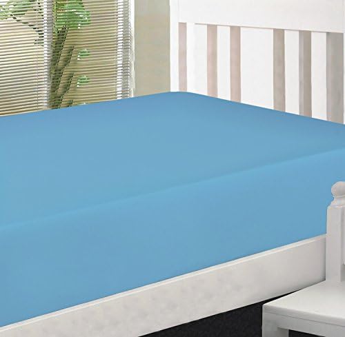 Microfiber Twin Fitted Sheets 2-Pack Ultra Soft Light Blue