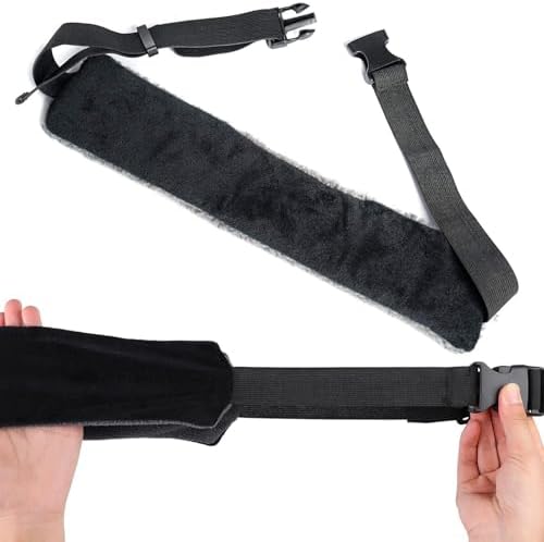 Retractable Travel Pillow with Head Strap for Airplane and Car