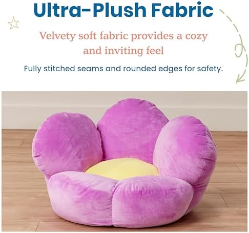 ECR4Kids SoftZone Flower Cozy Cushion Floor Pillow