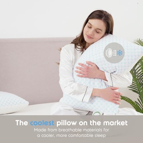 Nestl Cooling Pillow for Sleeping 2 Pack
