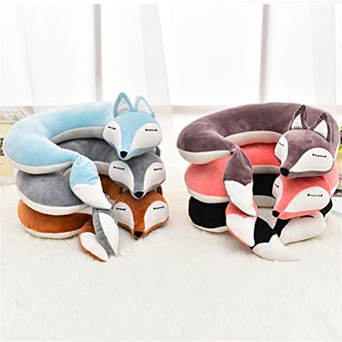 Travel Pillow with Fox Cartoon U-Shaped Design
