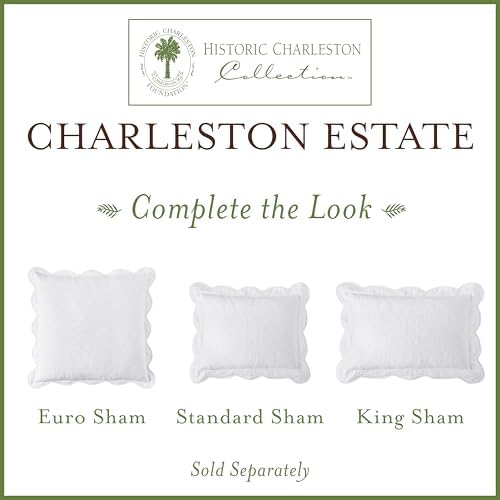 Charleston Estate Floral Matelasse Coverlet 100 Cotton