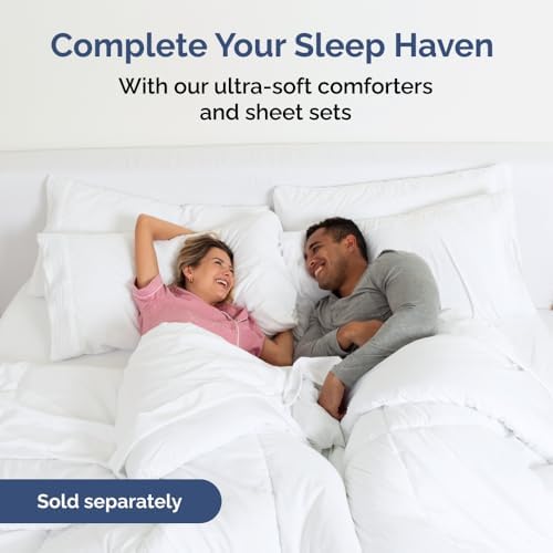 Wrap Around Dust Ruffle Bed Skirt 2 Pillowcases Bundle - Cream