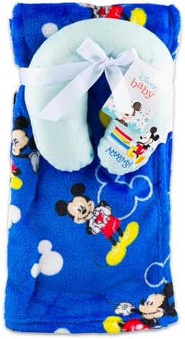 Disney Mickey Mouse Travel Blanket Pillow Set 1