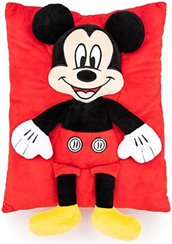 Jay Franco Disney Mickey Mouse 3D Snuggle Pillow - 15 Inches 1