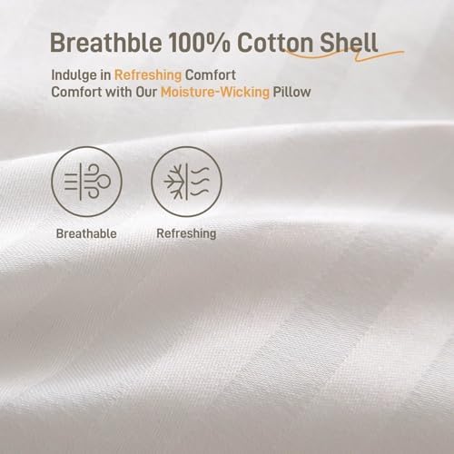 Lyralith Hypoallergenic Cotton Down Alternative Pillow
