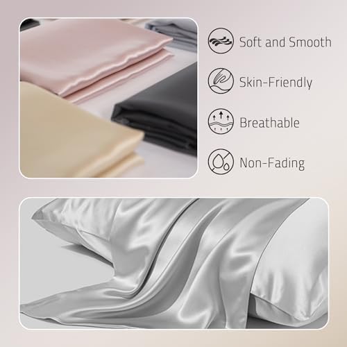 Gabire Mulberry Silk Pillowcase Set of 2