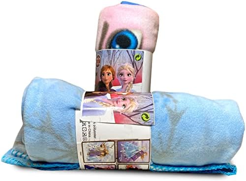 Official License Frozen21 Character Girls Pink Fleece Throw Blanket