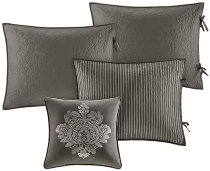 Pemberly Row Gray Reversible Daybed Cover Set