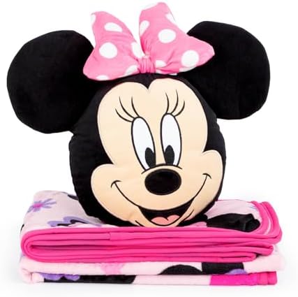 Jay Franco Disney Minnie Mouse Throw Pillow Set 1