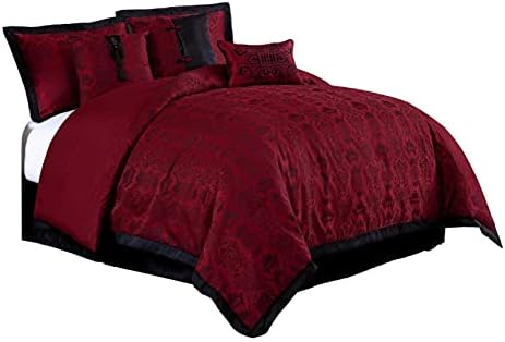 Chezmoi Collection Noble 7-Piece Comforter Set