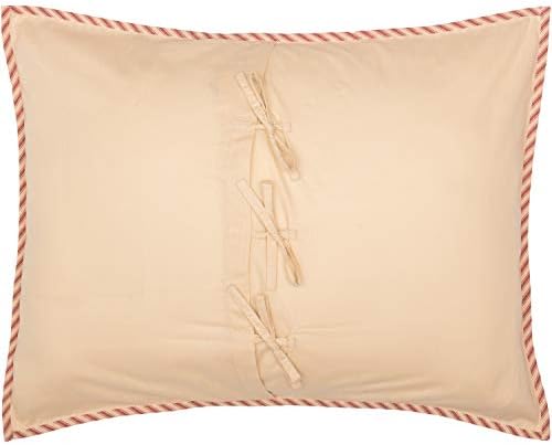 VHC Brands Farmhouse Ticking Stripe Pillow Sham 21x27