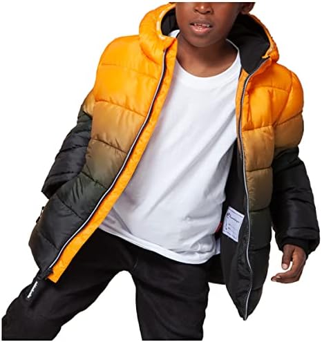 RokkaRolla Boys Heavyweight Puffer Jacket with Fleece Lining 1