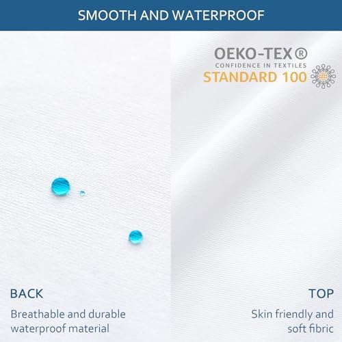 Moonsea Waterproof Mattress Protector Twin Extra Long