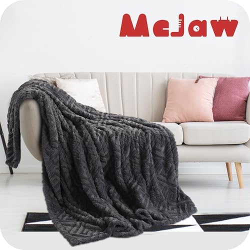 McJaw Heated Throw Blanket 50x60 with 5 Heat Levels