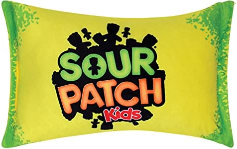 iscream Sour Patch Kids Pillow Set 18x12 with Mini Candies