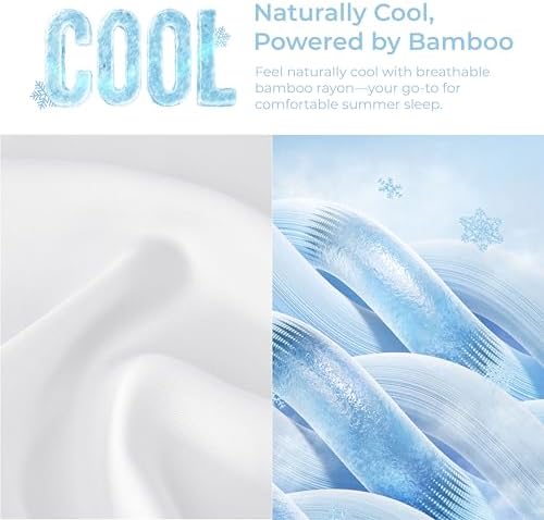GOKOTTA Bamboo Rayon Fitted Sheet - King Size 16 Inch Pocket