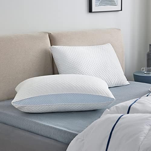 Bedsure Cooling Shredded Memory Foam Queen Pillows Set of 2