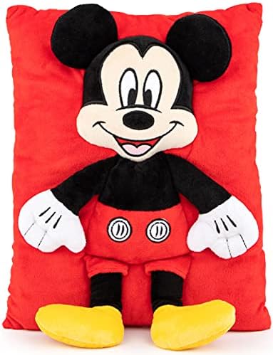 Jay Franco Disney Mickey Mouse 3D Snuggle Pillow - 15 Inches 1