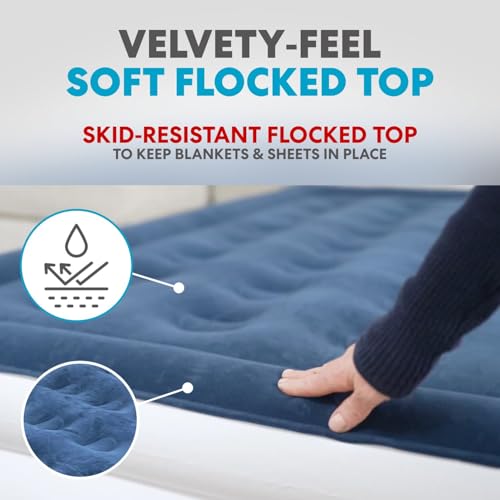 Simpli-Magic Luxury Air Mattress with Built-in Pump - King Size