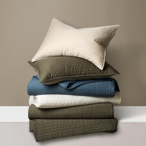 EVERGRACEHOME Cotton Sateen Quilt Set Queen Size