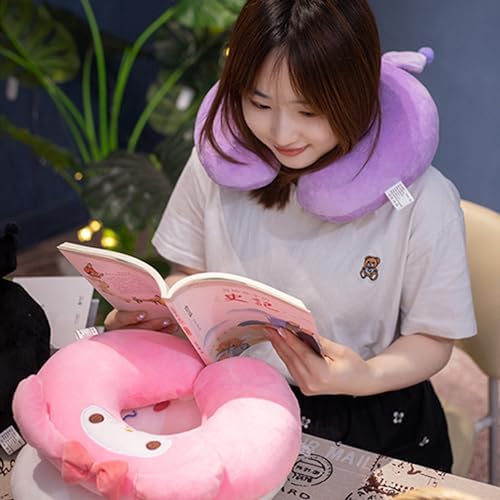 Roffatide Anime Kuromi U-Shape Neck Pillow Printed Plush Melody
