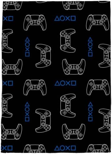 PlayStation Controller Throw Blanket for Kids