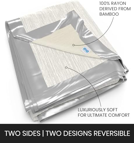 Everlasting Comfort Cooling Blanket for Hot Sleepers - 60x80 Dual-Sided