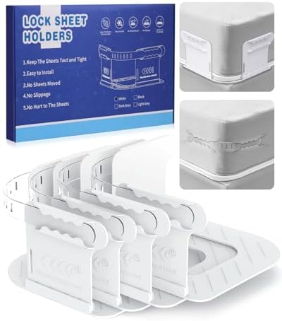 Lidatb Bed Sheet Holders with Lock Strips 1