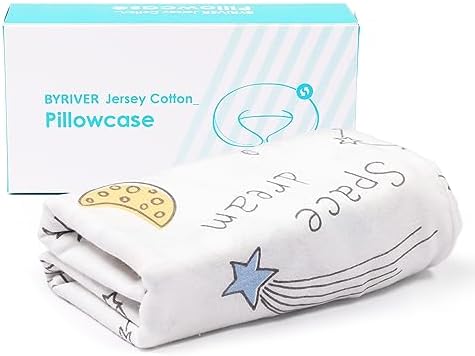 Replacement Pillowcase for BYRIVER Kids Body Pillow Spaceship