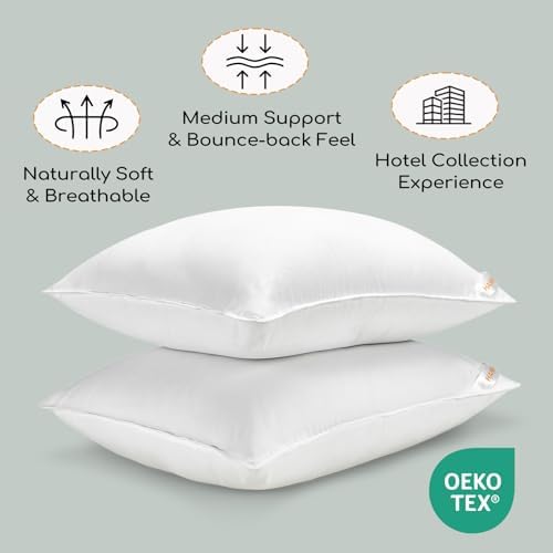 HARBOREST Bed Pillows Set of 2 - Luxury Hotel Collection