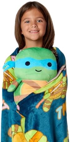 NORTHWEST Teenage Mutant Ninja Turtles Throw and Hugger Set 50 x 60 Inches