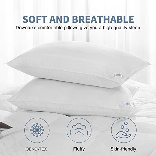Downluxe Down Alternative Pillows Set of 2 - Hotel Collection 20x26