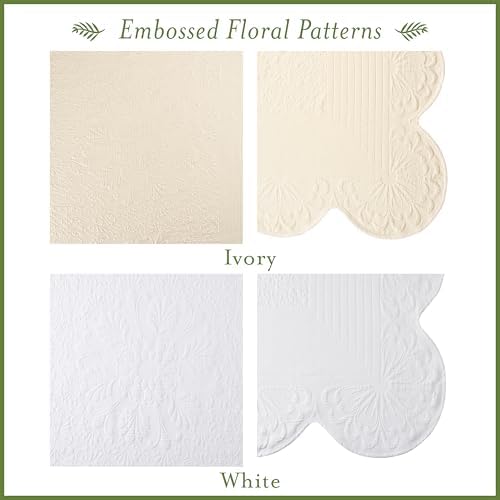 Charleston Estate Floral Matelasse Coverlet 100 Cotton