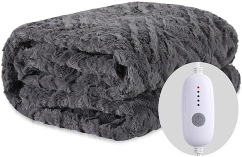 McJaw Heated Throw Blanket 50x60 with 5 Heat Levels