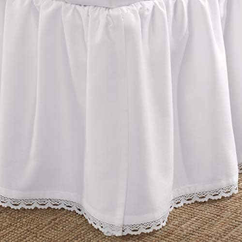 Laura Ashley Reversible Queen Quilt Set with Bedskirt and Shams