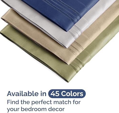 Wrap Around Dust Ruffle Bed Skirt 2 Pillowcases Bundle - Cream