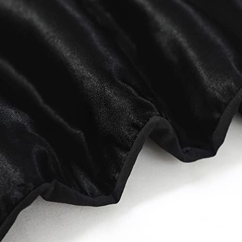 Whale Flotilla Reversible Twin Comforter Set Satin Brushed Black