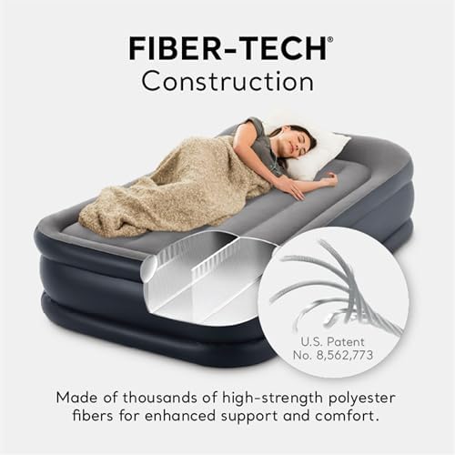 Intex Twin Air Mattress Set with Pump and Carry Bag