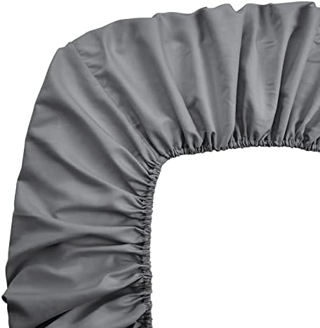 FreshCulture Full Fitted Sheets 6 Pack Dark Grey